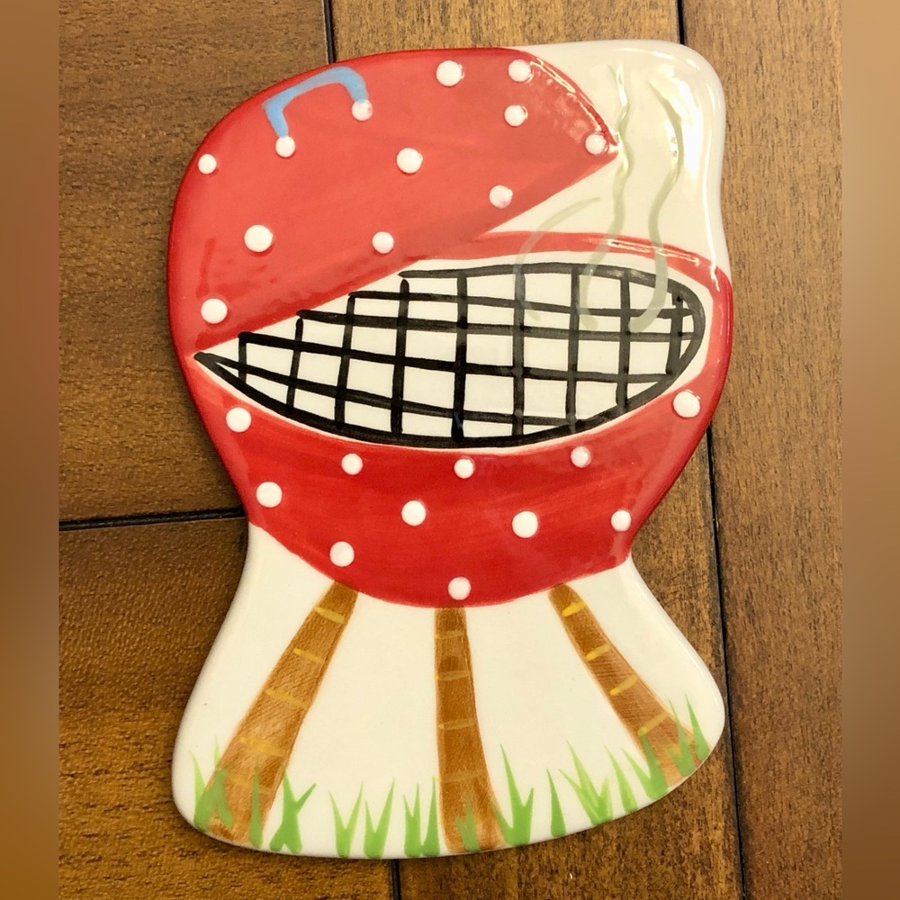 Coton Colors Happy Everything Minis BBQ Grill Attachment Summer Cook Out Decor
